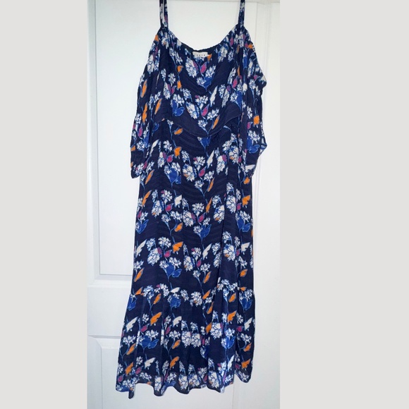 Tanya Taylor Dresses & Skirts - Tanya Taylor Amara 100% silk Dress Blue Floral - LUXE